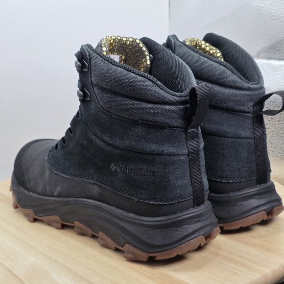 Men's Columbia Expeditionist Shield Waterproof Insulated Black Boots / Size 7.5 - Picture 7 of 9